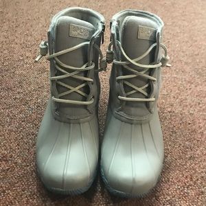 Grey Sperry Duck-boots